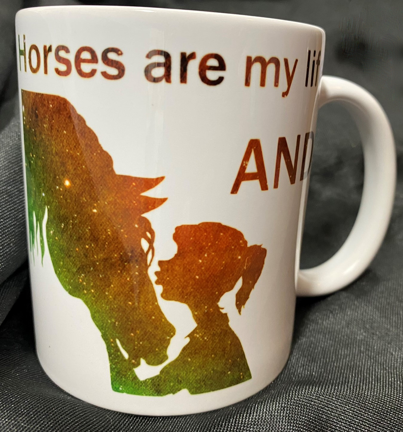 Cup with Cute Horse Sayings