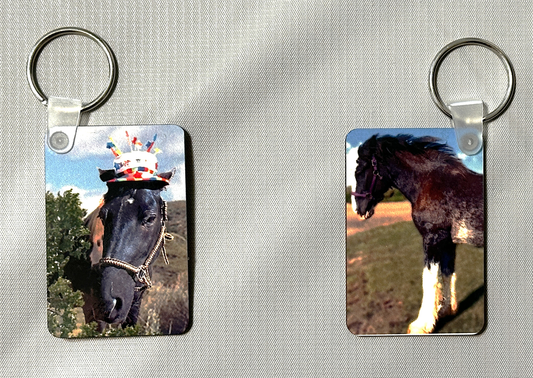 2 Sided Photo Keychains